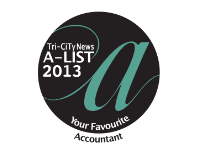 2013 A-List Favourite Accountant, Tri-City News